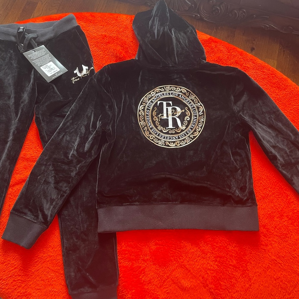 True Religion Dazzel Velour girl set